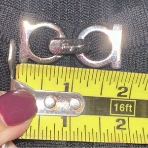 Silver Ferragamo Gancini Buckle
